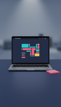 Landing page dinámica con UI moderno